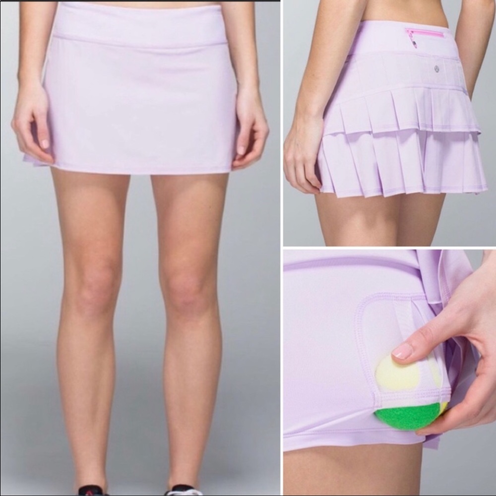 Lululemon Pace Setter Skirt 8 Regular Lilac Pretty Purple